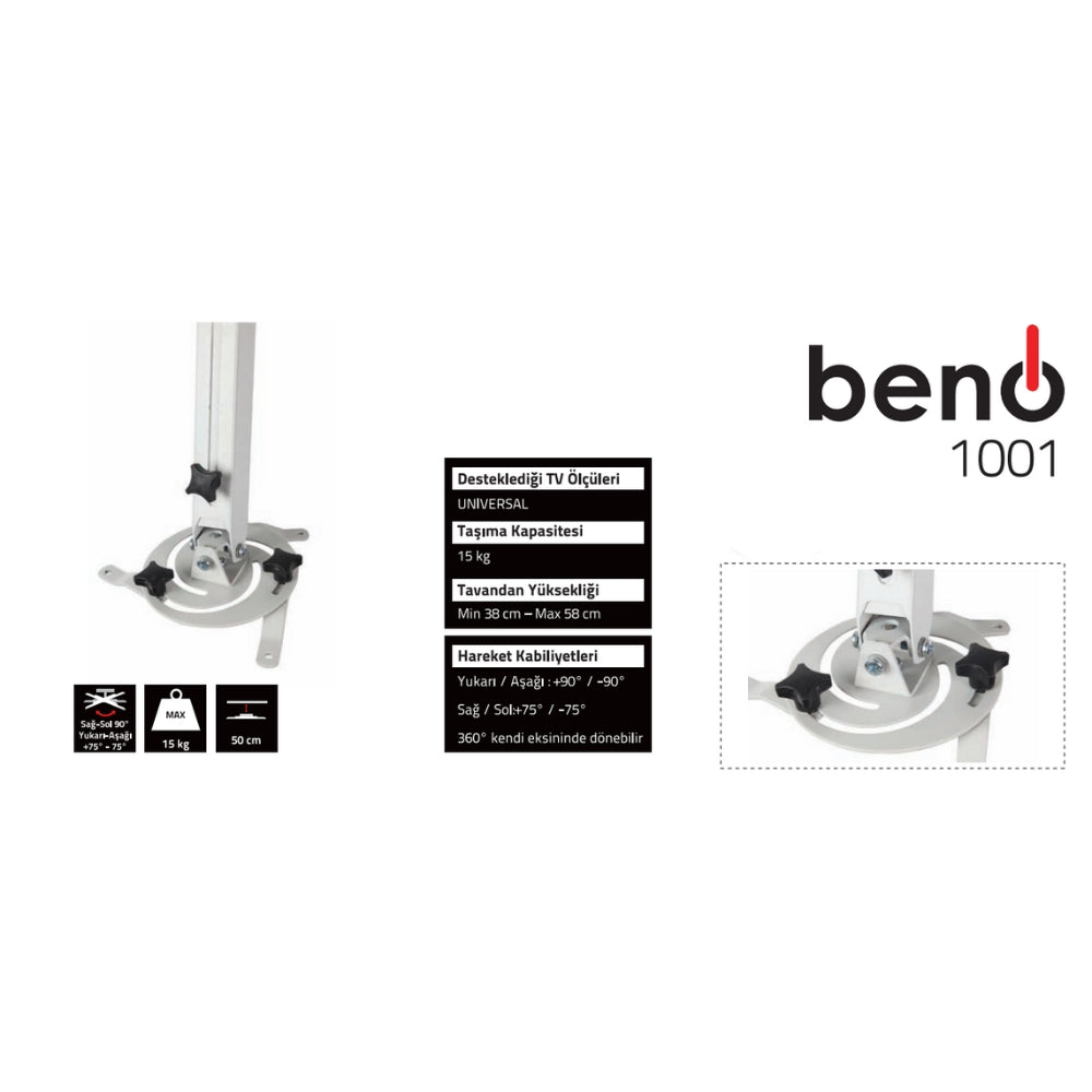 Artelon Beno1001 Projeksiyon Askı Aparatı