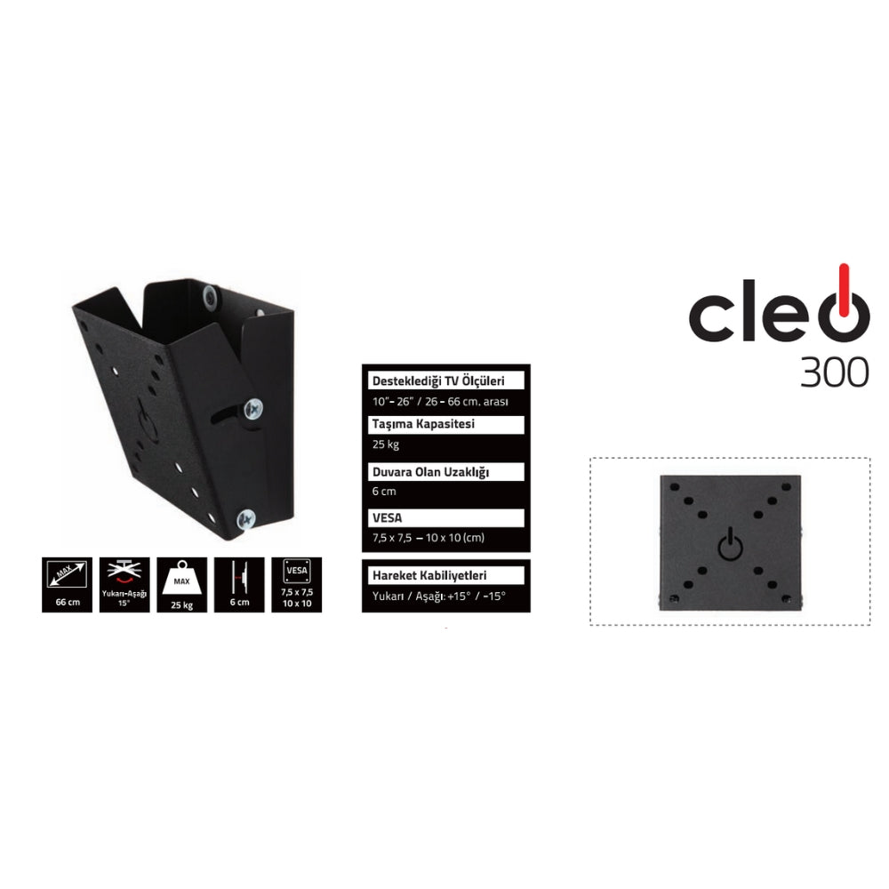Artelon Cleo 300 TV Hareketli Duvar Askı Aparatı