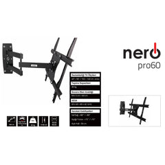 Artelon Neropro 60 Hareketli Duvar Askı Aparatı – 40''-55'' TV Uyumlu