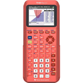 TI-84 Plus CE Python Edition Coral Metallic grafik hesap makinesi ön görünüm