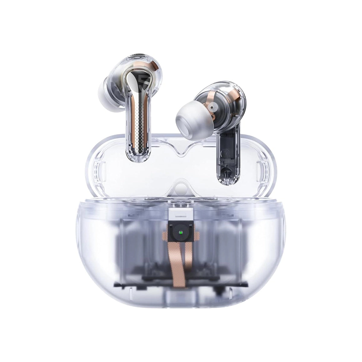 SoundPEATS Capsule3 Pro Kablosuz Bluetooth Kulaklık Beyaz Şeffaf
