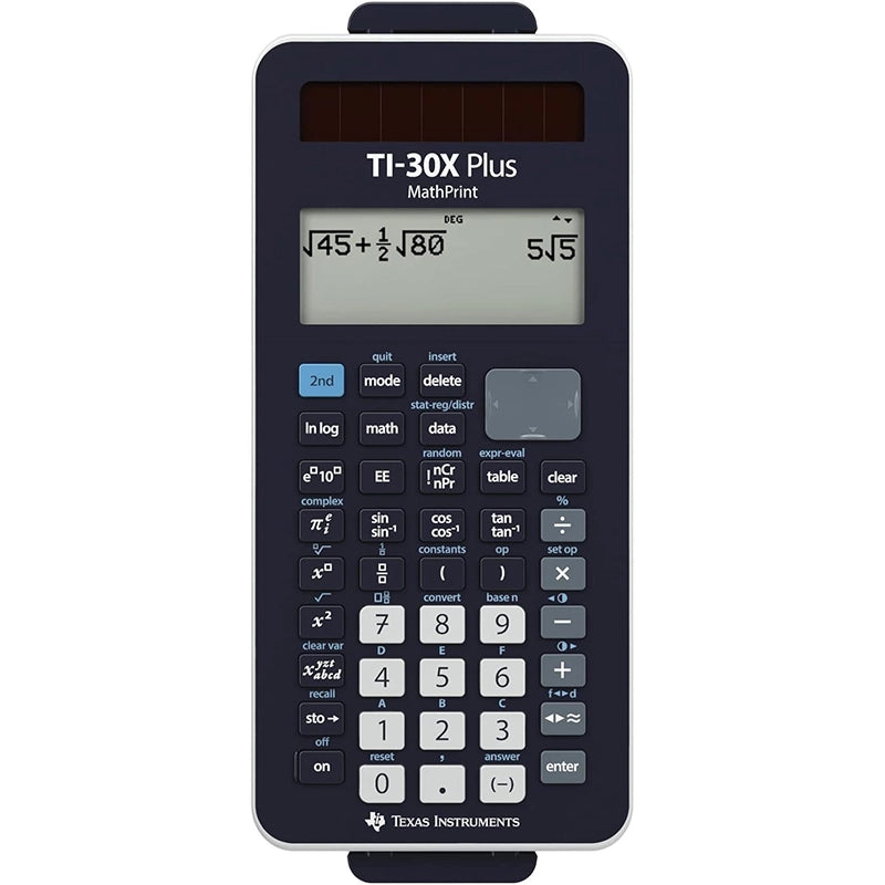 Texas Instruments TI-30X Plus MathPrint Bilimsel Okul Hesap Makinesi (4 satırlı)